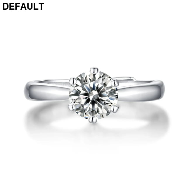 Wedding Rings Classic 0.5-3 Carat 6 Claws 925 Silver Best Selling Products