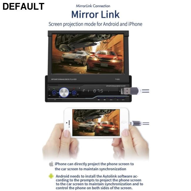 Wholesale 7 inch Manually Retractable carplay Screen Car MP5 Player Radio Other / Audio Receivers Best Selling Products