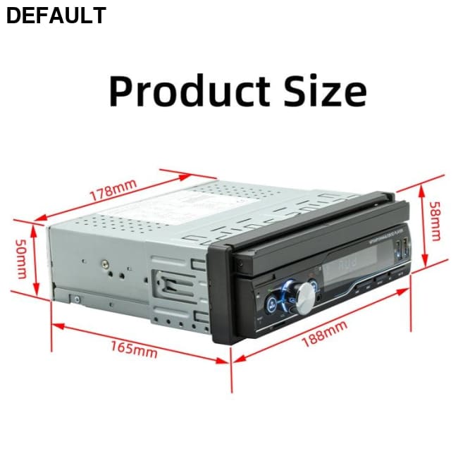 Wholesale 7 inch Manually Retractable carplay Screen Car MP5 Player Radio Other / Audio Receivers Best Selling Products