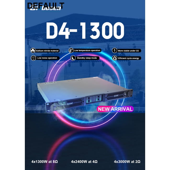 Wide Voltage D4-1300 Sinbosen Outdoor Digital 3000w 2 Ohms Home Audio Receiver Power Amplifiers