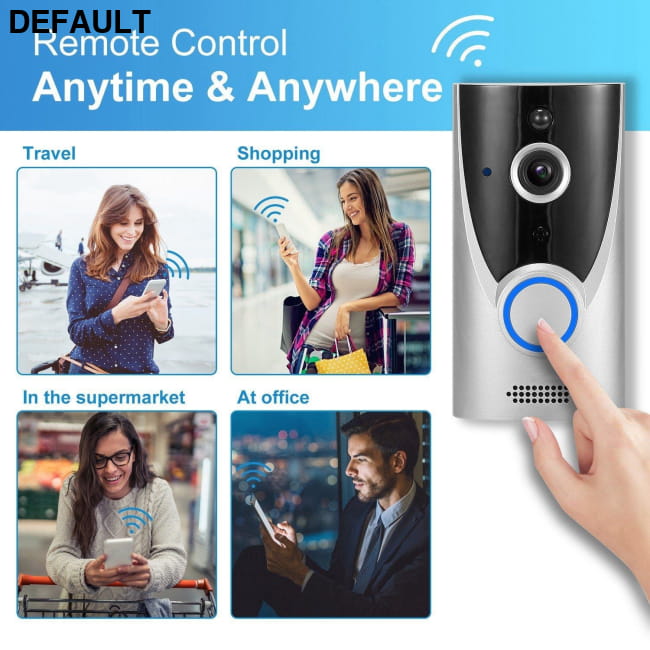 WiFi Video Doorbell Wireless Door Bell 720P HD White Home Security Best Selling Products
