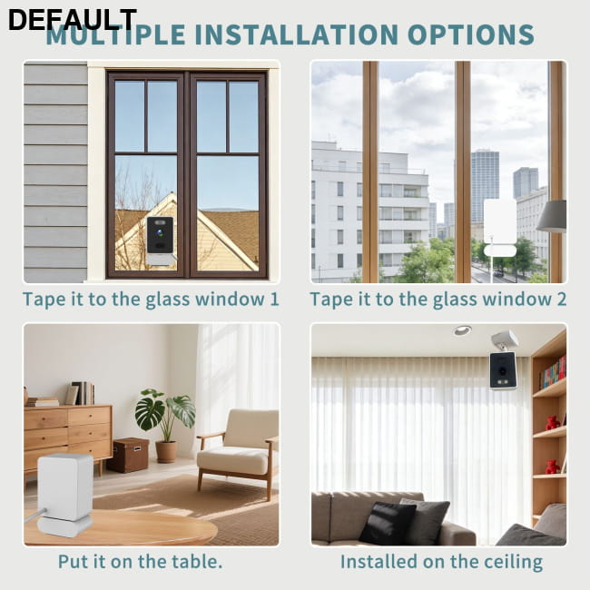 Window type disguised surveillance camera built-in WiFi, 3MP, Best Selling Products