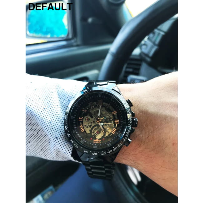 Winner Mechanical Sport Design Bezel Fashion Watch Mens Men Watches