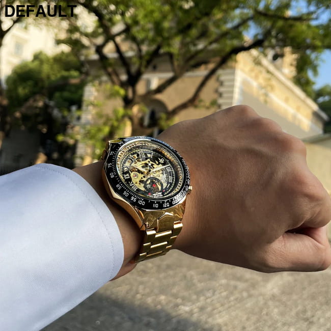 Winner Mechanical Sport Design Bezel Fashion Watch Mens Men Watches