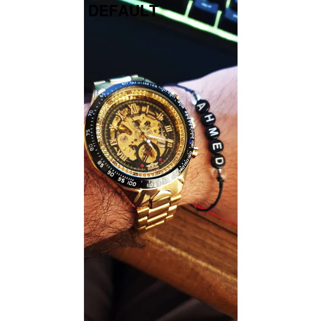 Winner Mechanical Sport Design Bezel Fashion Watch Mens Men Watches