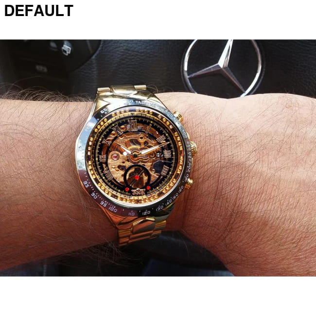 Winner Mechanical Sport Design Bezel Fashion Watch Mens Men Watches
