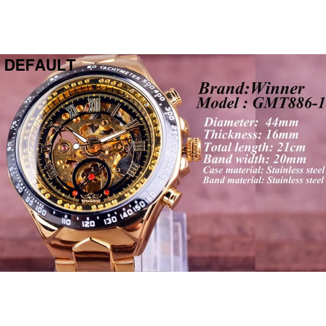 Winner Mechanical Sport Design Bezel Fashion Watch Mens Men Watches
