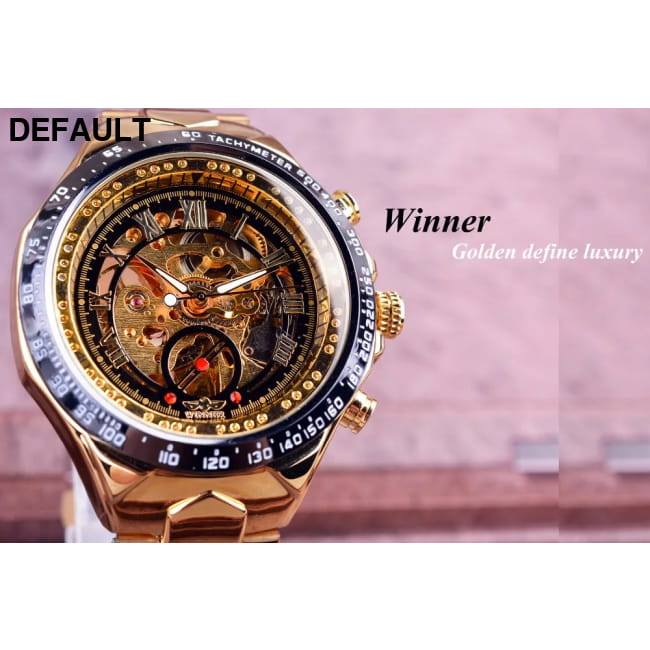 Winner Mechanical Sport Design Bezel Fashion Watch Mens Men Watches