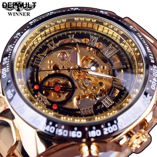 Winner Mechanical Sport Design Bezel Fashion Watch Mens Watches Top Brand Luxury Montre Homme Clock Men Automatic