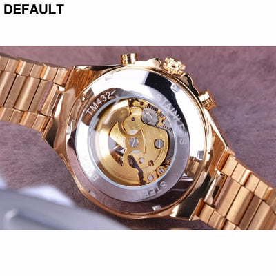 Winner Mechanical Sport Design Bezel Fashion Watch Mens Watches Top Brand Luxury Montre Homme Clock Men Automatic