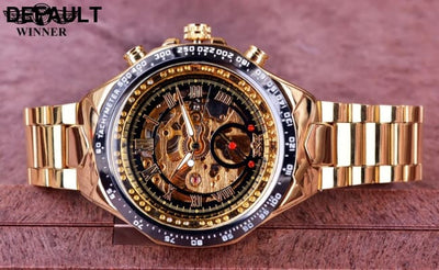 Winner Mechanical Sport Design Bezel Fashion Watch Mens Watches Top Brand Luxury Montre Homme Clock Men Automatic