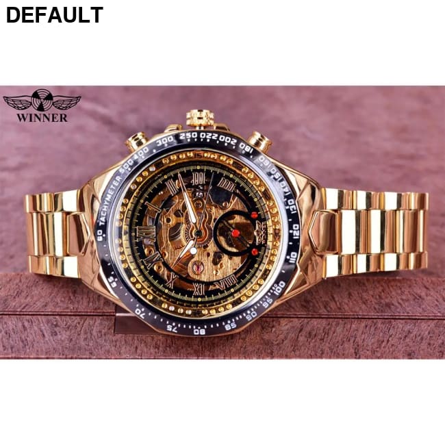 Winner Mechanical Sport Design Bezel Fashion Watch Mens Watches Top Brand Luxury Montre Homme Clock Men Automatic