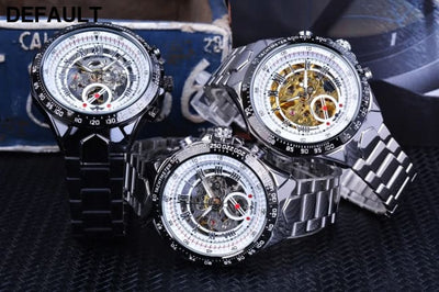 Winner Mechanical Sport Design Bezel Fashion Watch Mens Watches Top Brand Luxury Montre Homme Clock Men Automatic