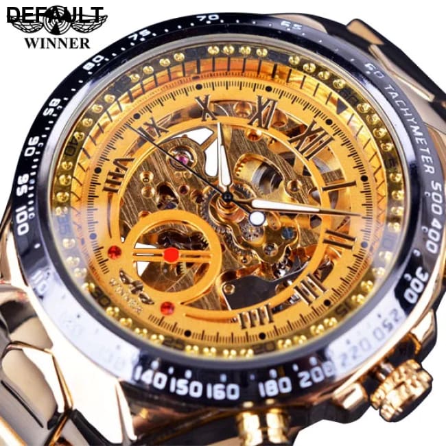 Winner Mechanical Sport Design Bezel Fashion Watch Mens Watches Top Brand Luxury Montre Homme Clock Men Automatic