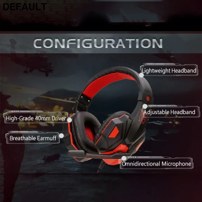 Wired Gaming Headphones for PS4 PS5 Xbox Smartphone Laptop
