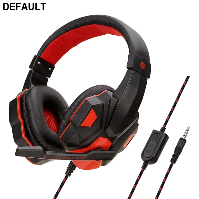 Wired Gaming Headphones with Mic for PS5 Xbox Smartphone and PC LOGO LED Light 2