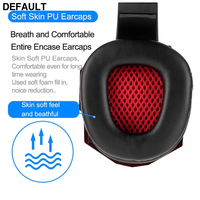 Wired Gaming Headphones with Mic for PS5 Xbox Smartphone and PC LOGO LED Light 2