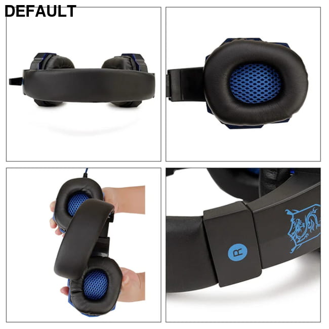 Wired Gaming Headphones with Mic for PS5 Xbox Smartphone and PC LOGO LED Light 2