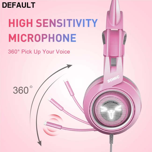 Wired Headphones Gaming Headset 3.5mm Stereo Surround Sound Headsets