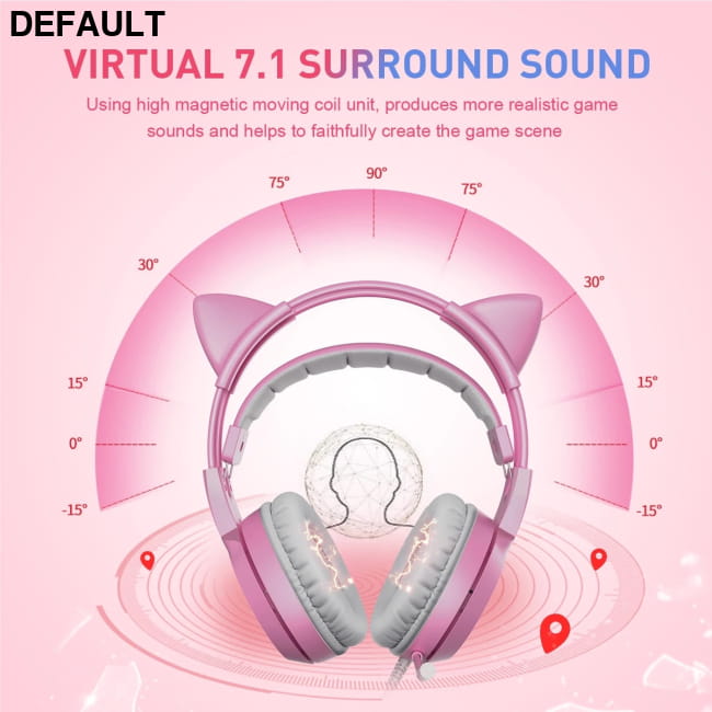 Wired Headphones Gaming Headset 3.5mm Stereo Surround Sound Headsets