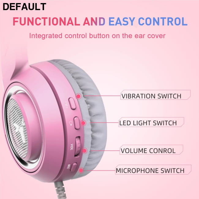 Wired Headphones Gaming Headset 3.5mm Stereo Surround Sound Headsets