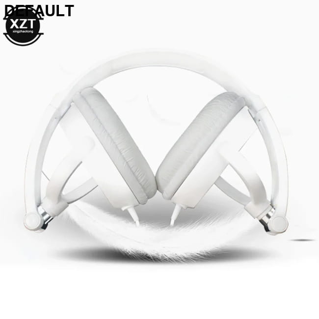 Wired Headphones Over Ear Headsets HD Sound Bass HiFi red with MIC