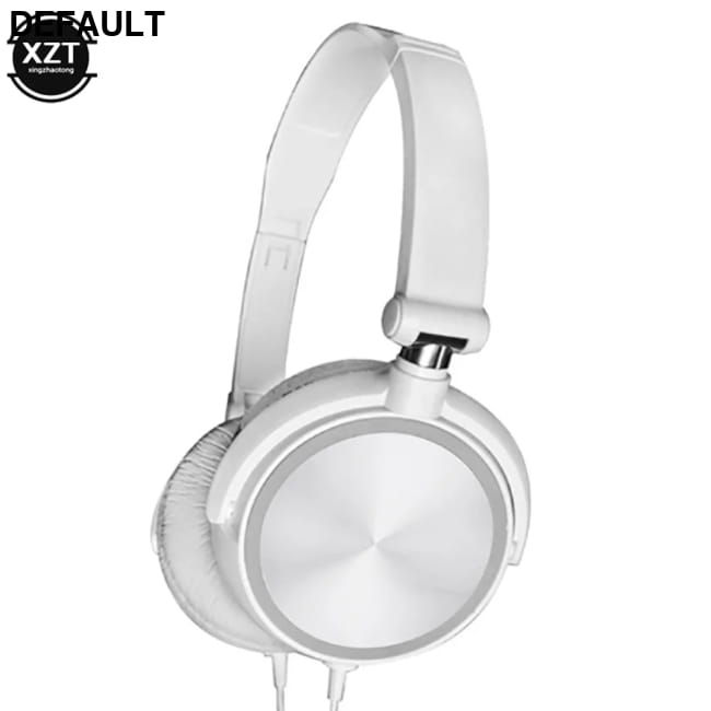Wired Headphones Over Ear Headsets HD Sound Bass HiFi red with MIC