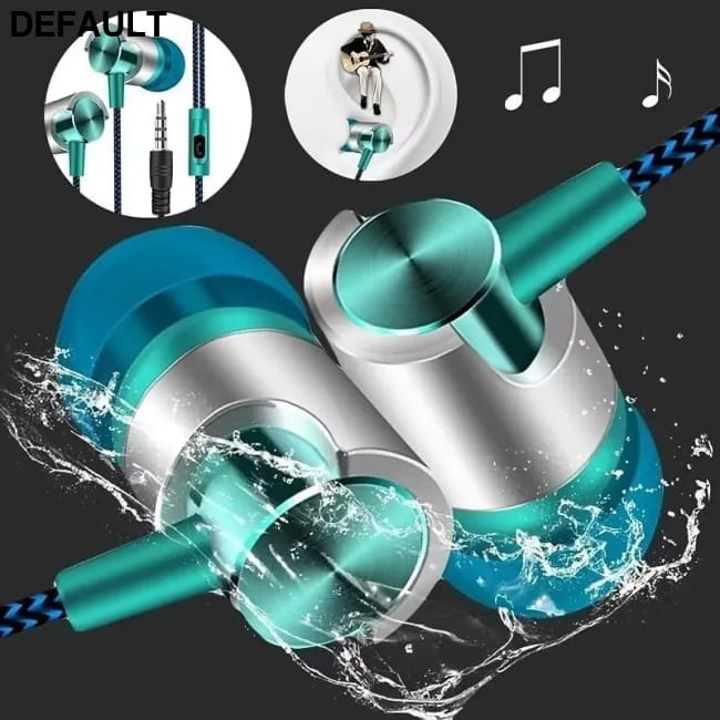 Wired In-ear Earphone In Ear Noise Cancellation Ergonomic purple Earbuds Headsets