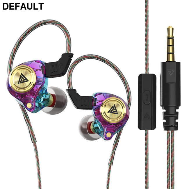 Wired In-ear High-fidelity HIFI Dynamic Coil Control Colorful Earbuds Headphones