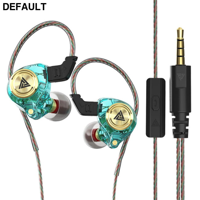 Wired In-ear High-fidelity HIFI Dynamic Coil Control Purple Earbuds Headphones
