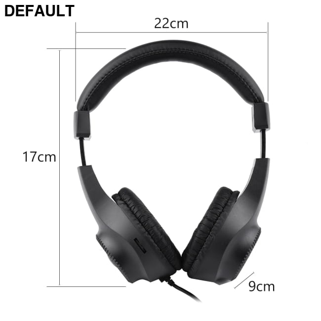 Wired Stereo Monitor Headphones Over-ear Headset with 50mm black Best Selling Products