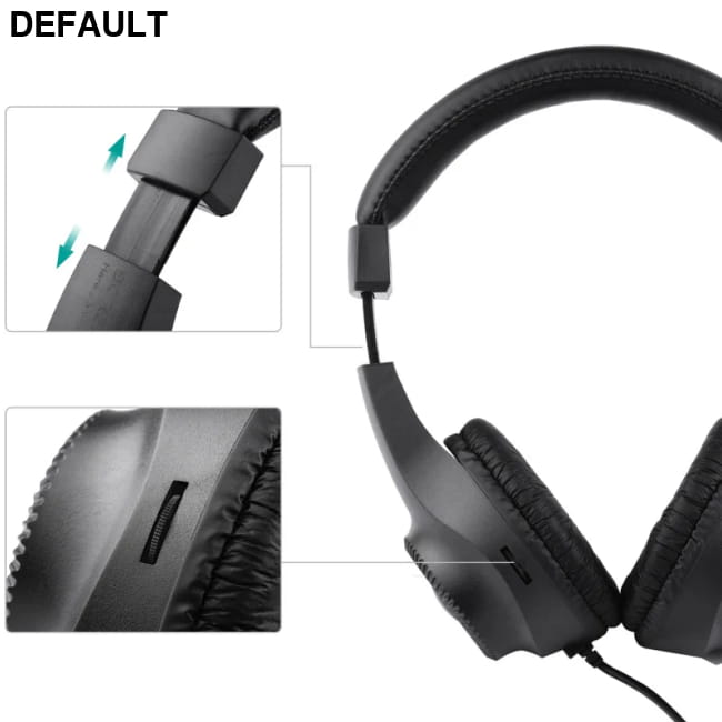 Wired Stereo Monitor Headphones Over-ear Headset with 50mm black Best Selling Products On-Ear