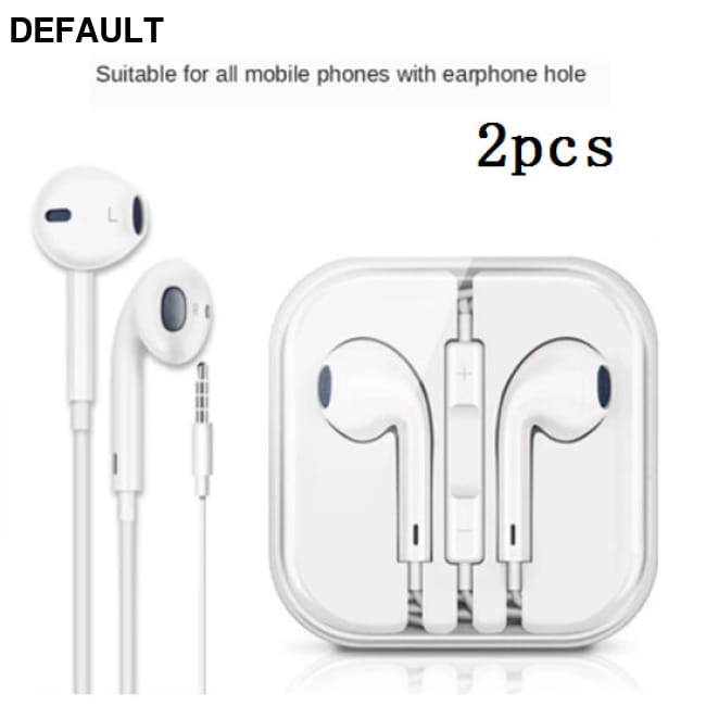 Wired Three-model In-ear Bluetooth Headset Package A 2pcs Earbuds Headphones