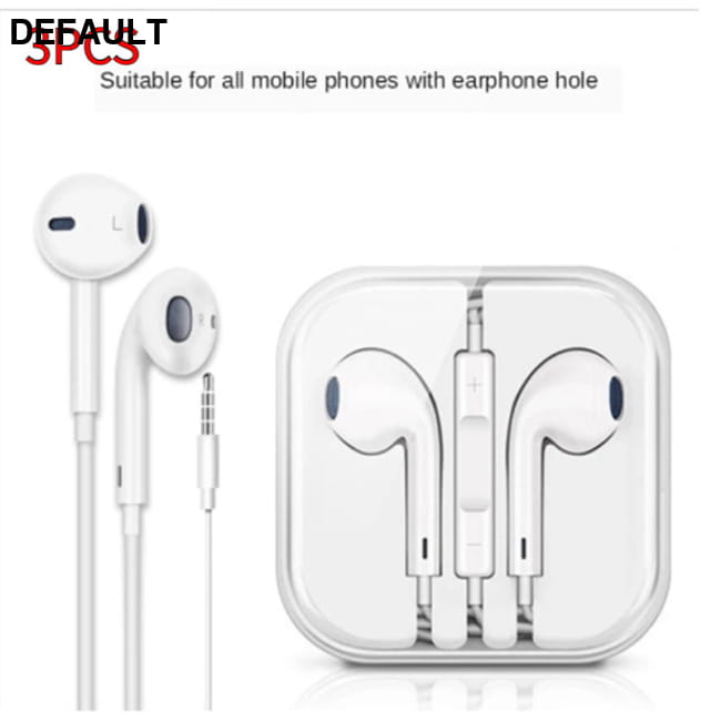 Wired Three-model In-ear Bluetooth Headset Package A 3pcs Earbuds Headphones