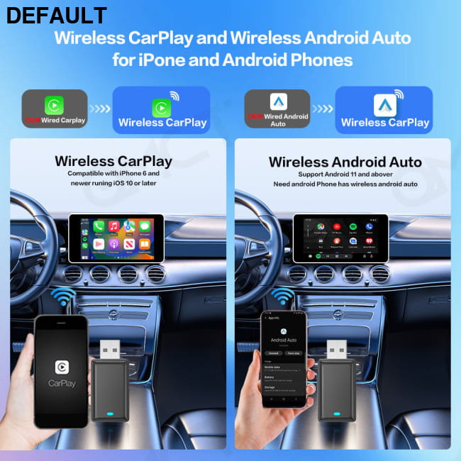 Wired To Wireless Vehicle Navigation 2in1 Function Car DVD GPS Players Motor Electronics