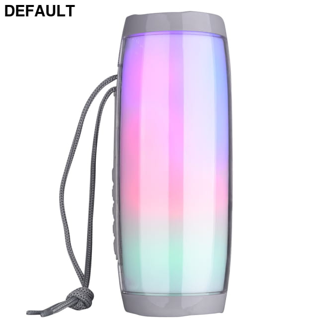 Wireless Bluetooth Speaker 10W Waterproof Column Subwoofer Grey LED Mini Speakers