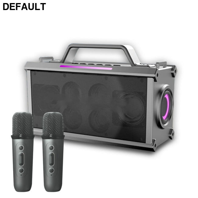 Wireless Bluetooth Speaker Home Karaoke Outdoor Audio Black Portable Systems System Electronics