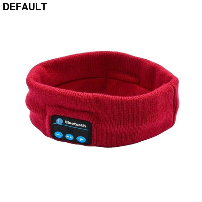 Wireless Bluetooth Stereo Headphones Running Earphone Sleep Headset Sports Sleeping Music Headband JOY Fashion Red