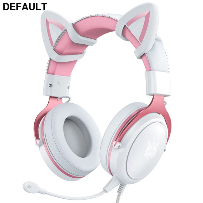 wireless cat ear headphonessss pink / CN Wired Headphones Electronics