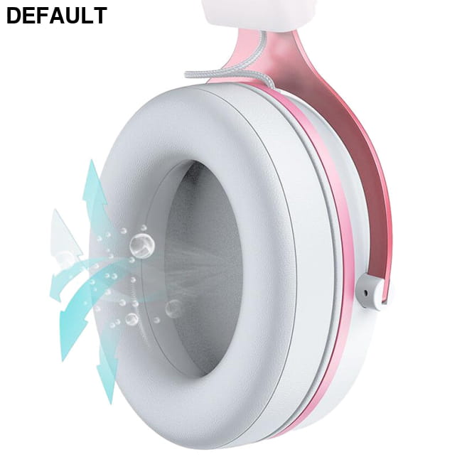 wireless cat ear headphonessss pink / CN Wired Headphones Electronics