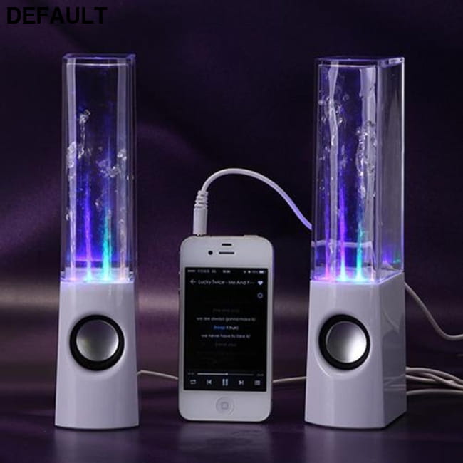 Wireless Dancing Water Speaker LED Light Fountain Mini Bluetooth Speakers Electronics