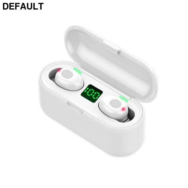 Wireless Earphone Bluetooth V5.0 F9 TWS Touch-White-Chinese Mini Earphones In-Ear Headphones