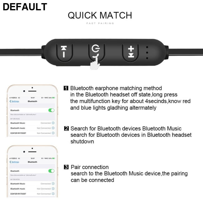 Wireless earphones Neckband Magnetic Sports 5.0 Bluetooth Headsets Headset In-Ear Headphones