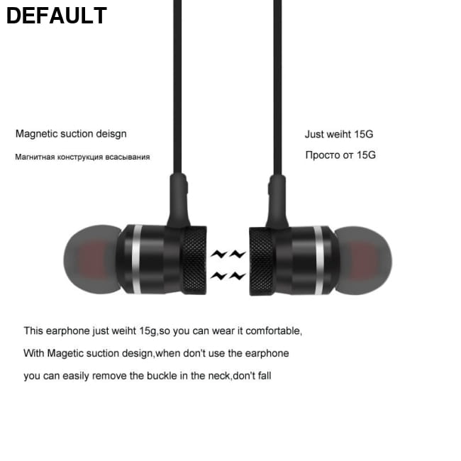 Wireless earphones Neckband Magnetic Sports 5.0 Bluetooth Headsets Headset In-Ear Headphones