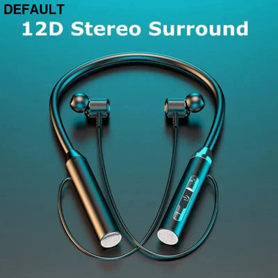 Wireless Headphones Bluetooth 5.0 Neckband Earphones Silicone Hifi 9D Stereo Sports Headset Halter Waterproof Magnetic