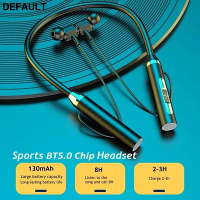 Wireless Headphones Bluetooth 5.0 Neckband Earphones Silicone Hifi 9D Stereo Sports Headset Halter Waterproof Magnetic