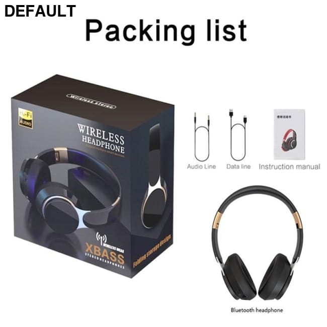 Wireless Headphones Bluetooth Headset Over-Ear