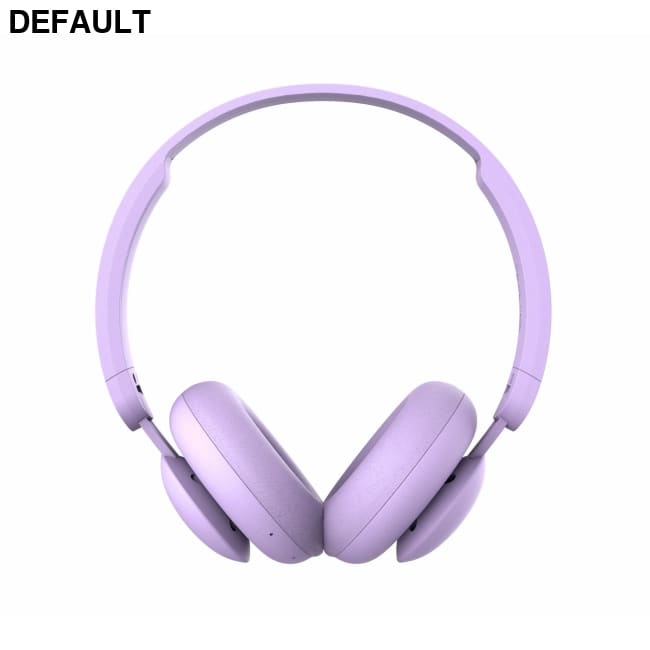 Wireless On-Ear Bluetooth Headphones with Mic and 24-Hour Playtime – Black Purple / US Electronics