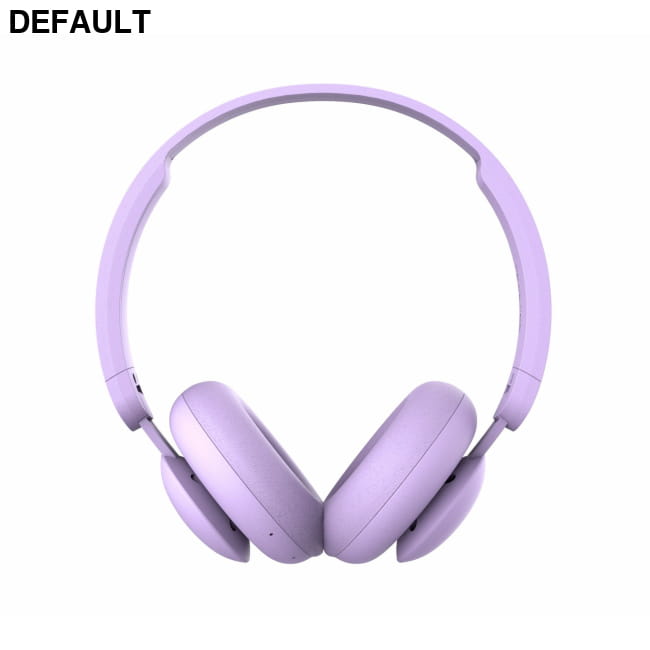 Wireless On-Ear Bluetooth Headphones with Mic and 24-Hour Purple / US Electronics