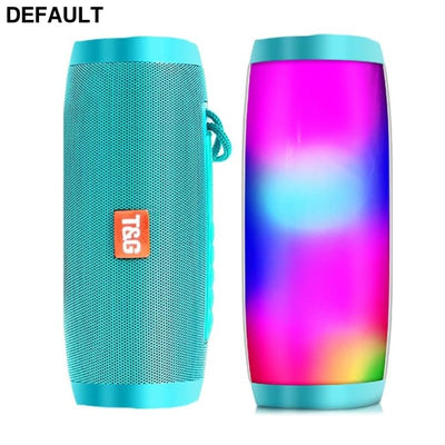 Wireless Speaker Bluetooth-compatible Microlab Portable Powerful High Outdoor Bass TF FM Radio with LED Light China